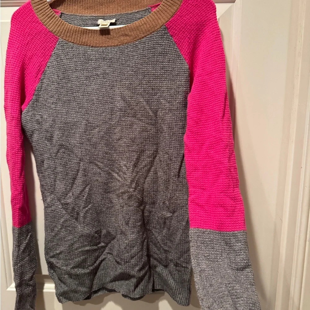 J.Crew Knit Colorblock Top - Picture 7 of 7
